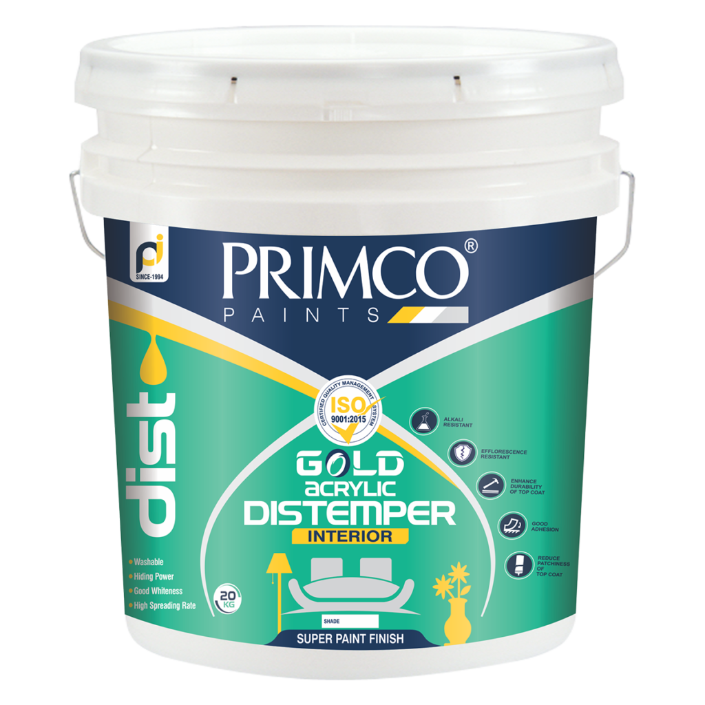 Acrylic Distemper Interior Paint Bucket Manufacturer & Supplier in India