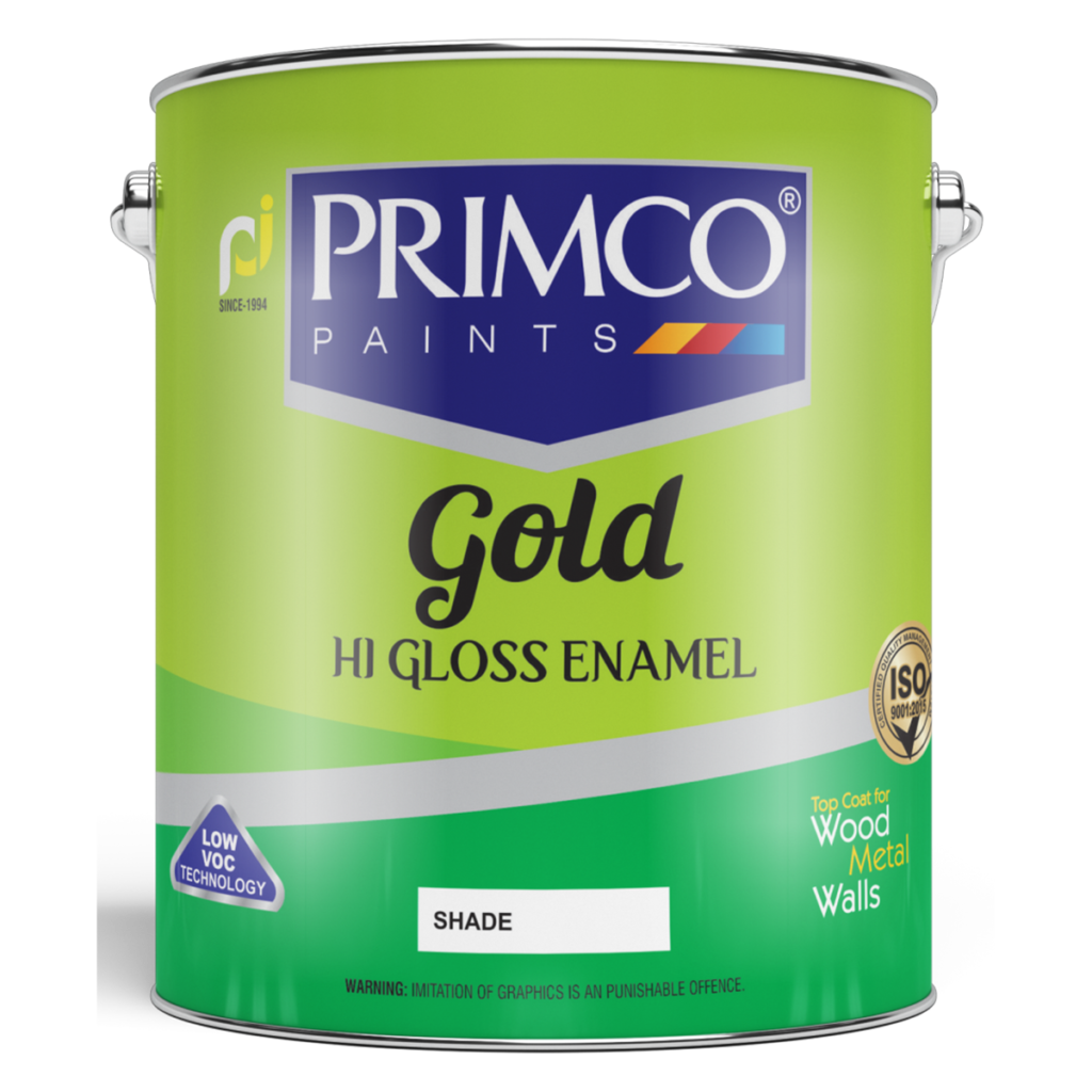 Primco Gold Hi Gloss Synthetic Enamel